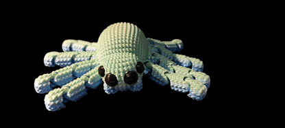 3D Druck Spinne „Gestrickt“ als Schlüsselanhänger – PLA – Wunschfarbe möglich – ca. 14x12x3 cm