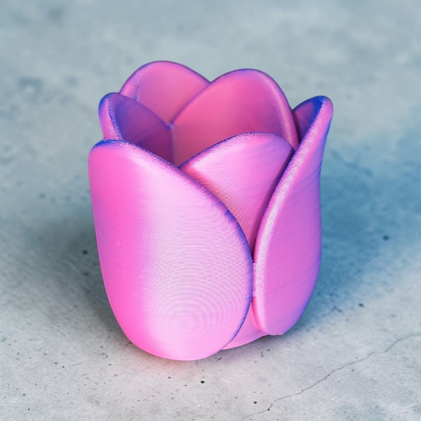3D Gedruckter Teelichthalter Tulpe