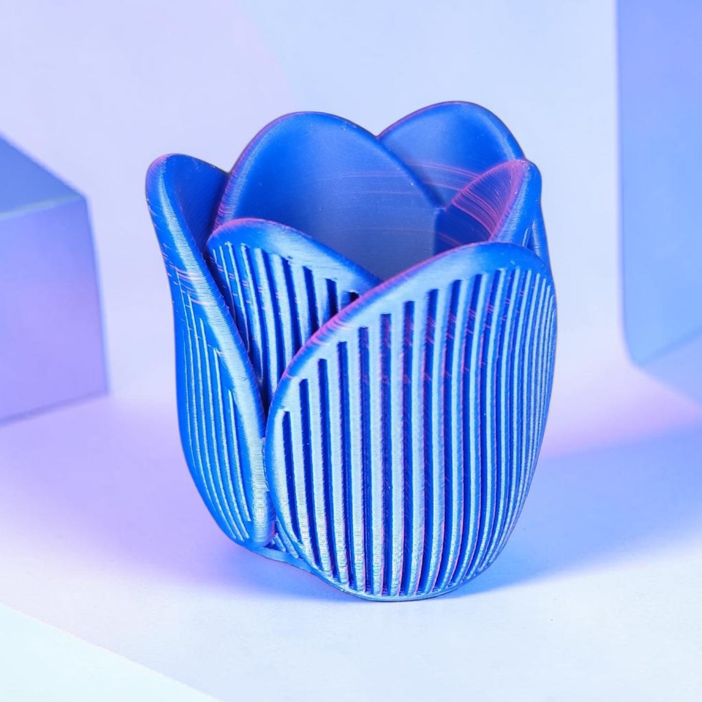 3D Gedruckter Teelichthalter Tulpe