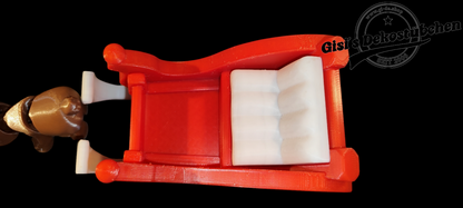 3D Rentierschlitten Tier Weihnachtsfigur