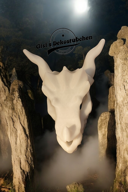 3D Schädel (Teelichthalter)