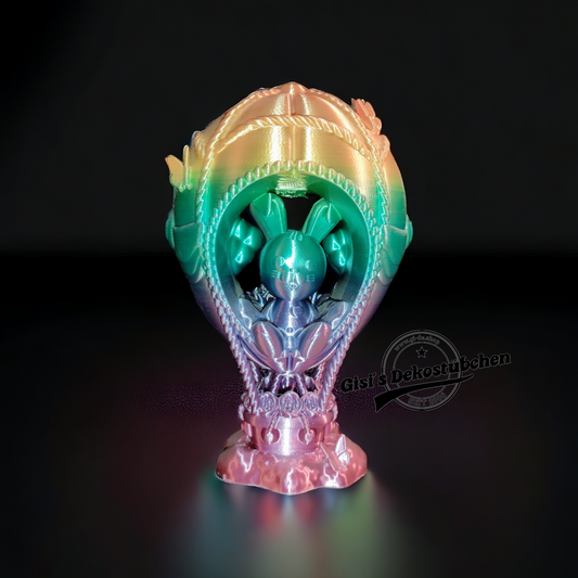 3D Hase im Heißluftballon by Koza Design