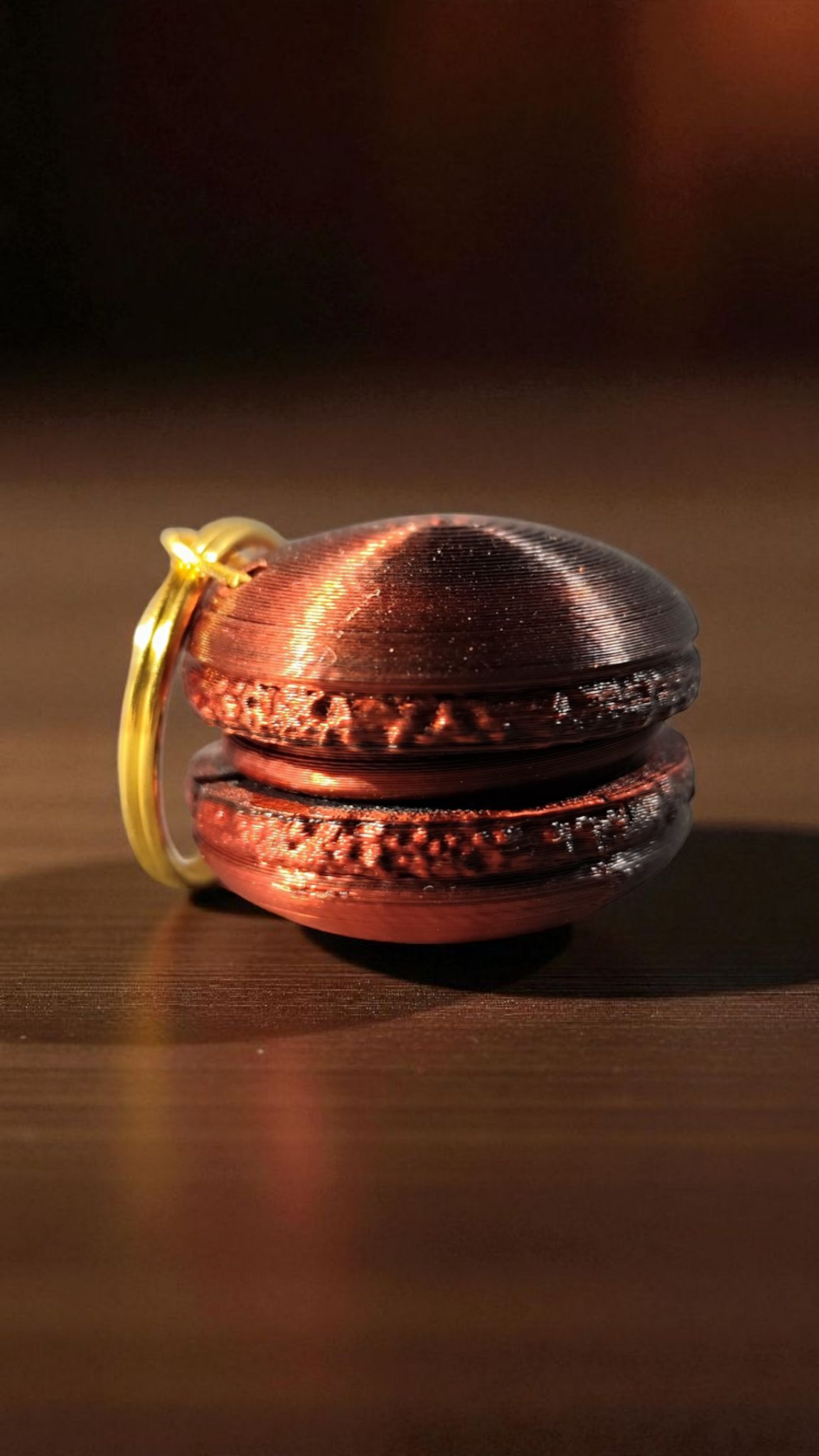 3D gedruckter Macaron Schlüsselanhänger - süß & bunt Mini Charm Geschenk
