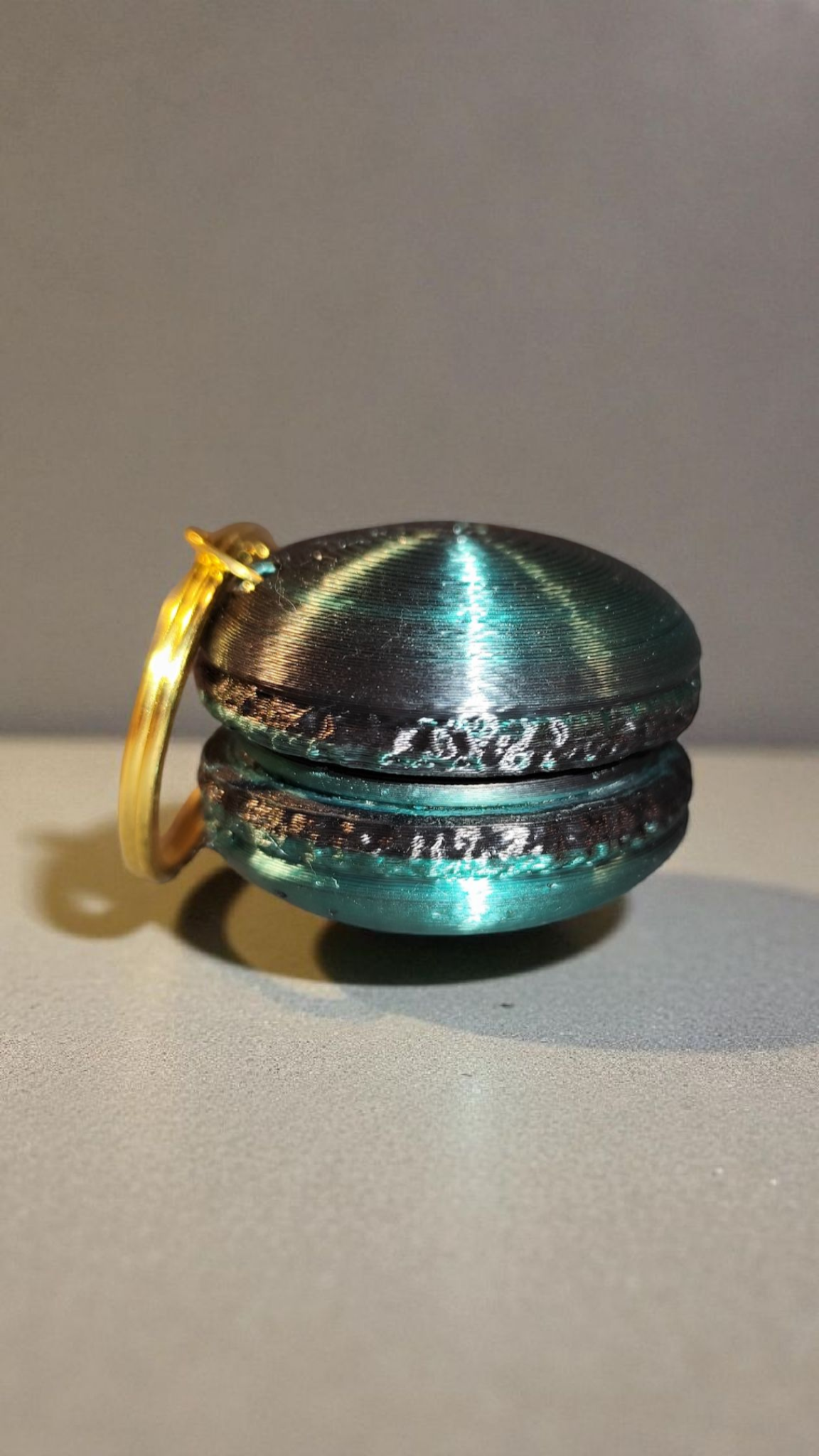 3D gedruckter Macaron Schlüsselanhänger - süß & bunt Mini Charm Geschenk