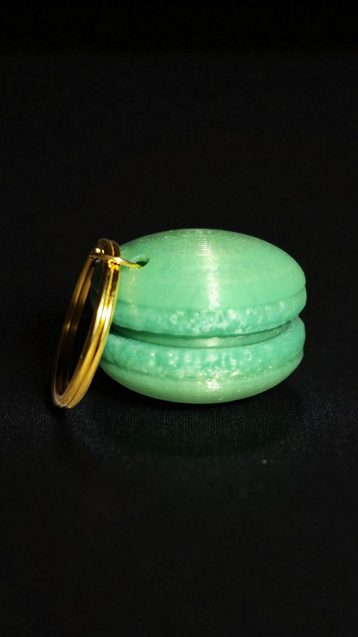 3D gedruckter Macaron Schlüsselanhänger - süß & bunt Mini Charm Geschenk