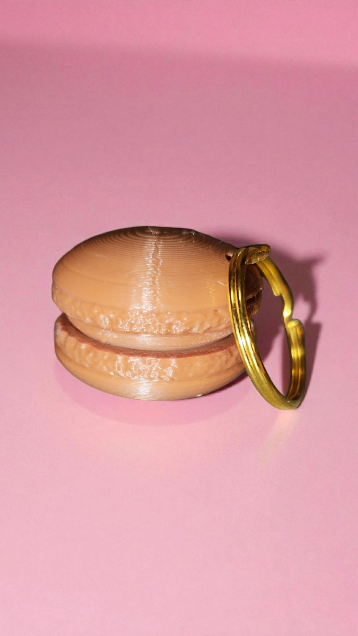 3D gedruckter Macaron Schlüsselanhänger - süß & bunt Mini Charm Geschenk