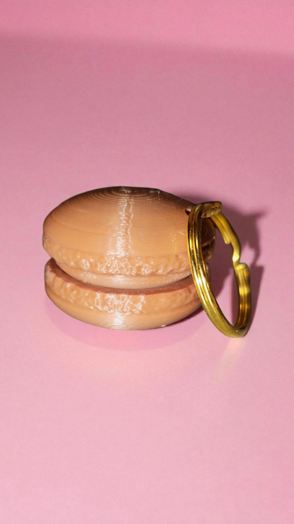 3D gedruckter Macaron Schlüsselanhänger - süß & bunt Mini Charm Geschenk