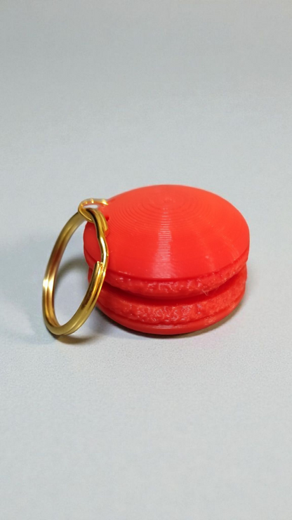 3D gedruckter Macaron Schlüsselanhänger - süß & bunt Mini Charm Geschenk