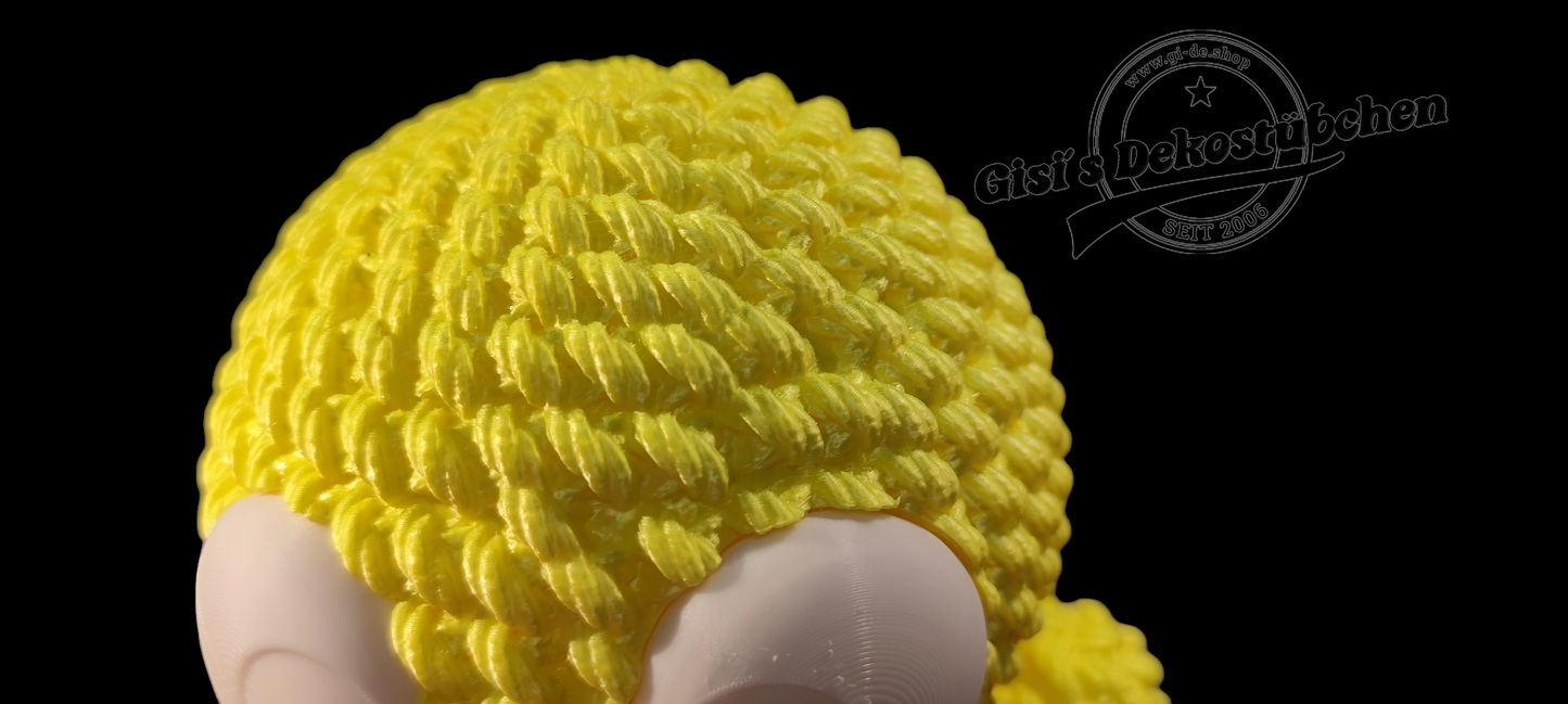 3D gedruckte Oktopus Spardose in Woll Optik