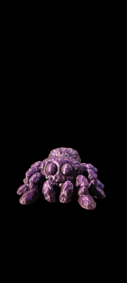 3D gedruckte Spinne Schlüsselanhänger – niedliches Design – PLA – beweglicher Popo – Wunschfarbe