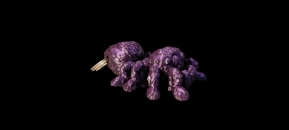 3D gedruckte Spinne Schlüsselanhänger – niedliches Design – PLA – beweglicher Popo – Wunschfarbe