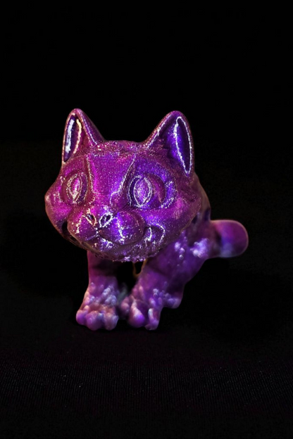 3D gedruckte kleine Katze Fidget Flexibles