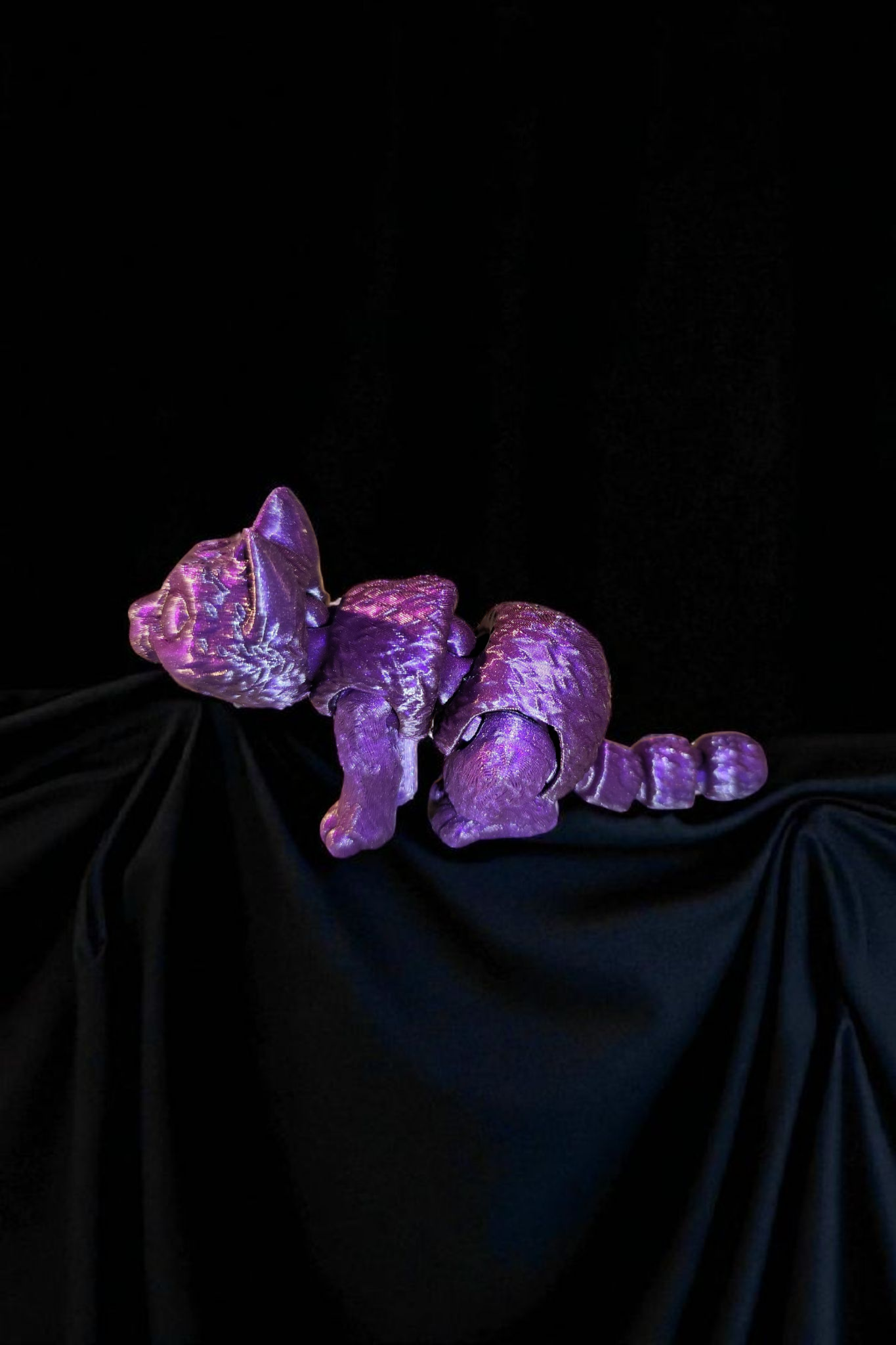 3D gedruckte kleine Katze Fidget Flexibles