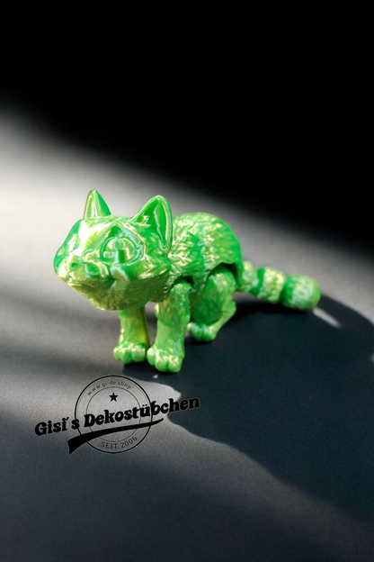 3D gedruckte kleine Katze Fidget Flexibles
