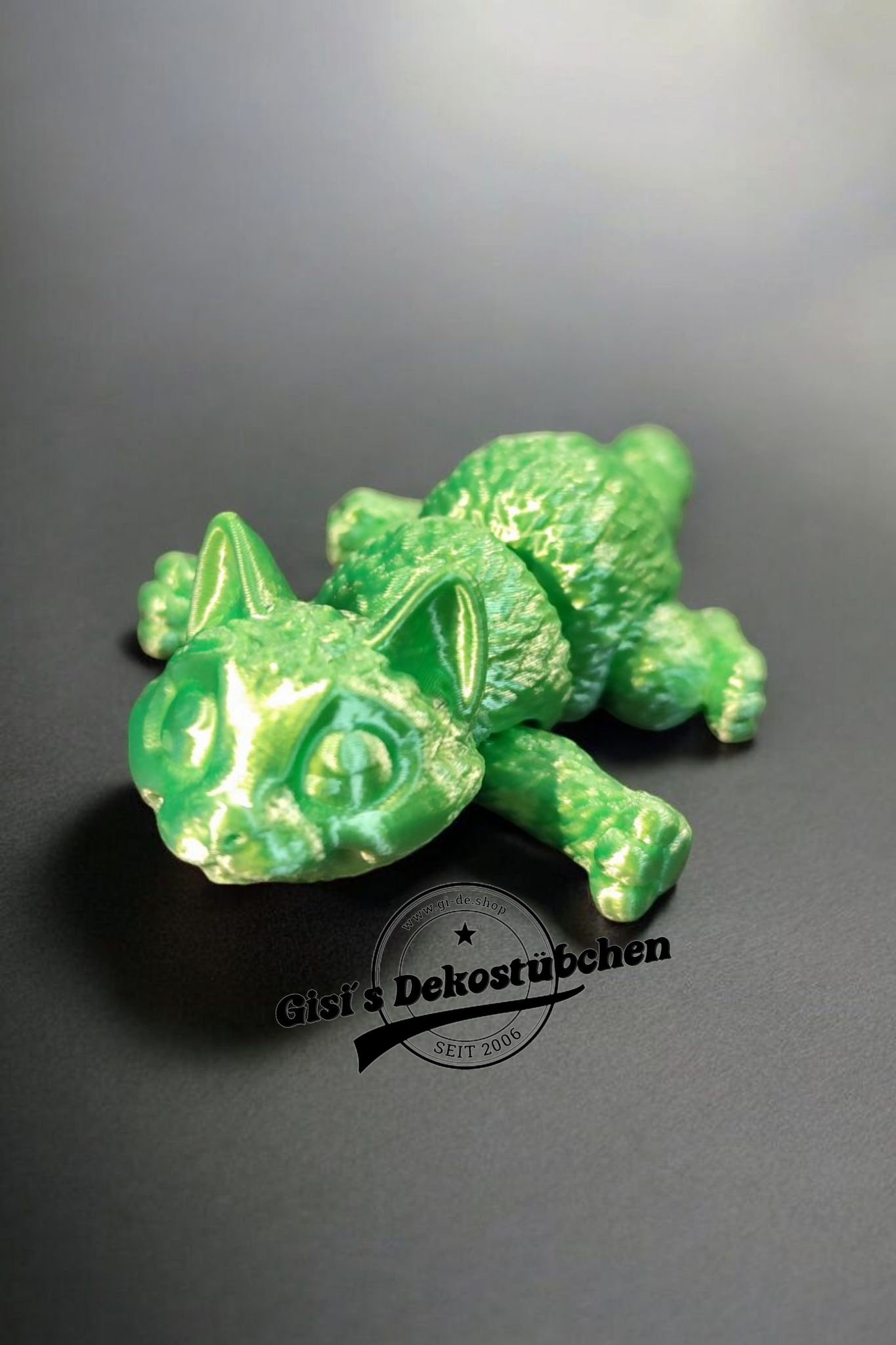 3D gedruckte kleine Katze Fidget Flexibles