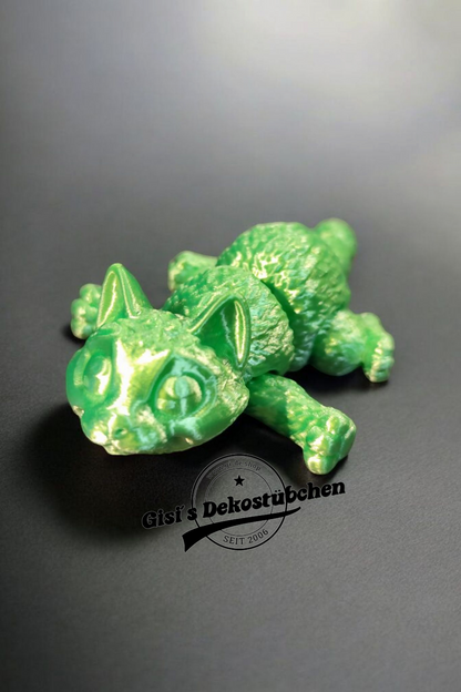 3D gedruckte kleine Katze Fidget Flexibles