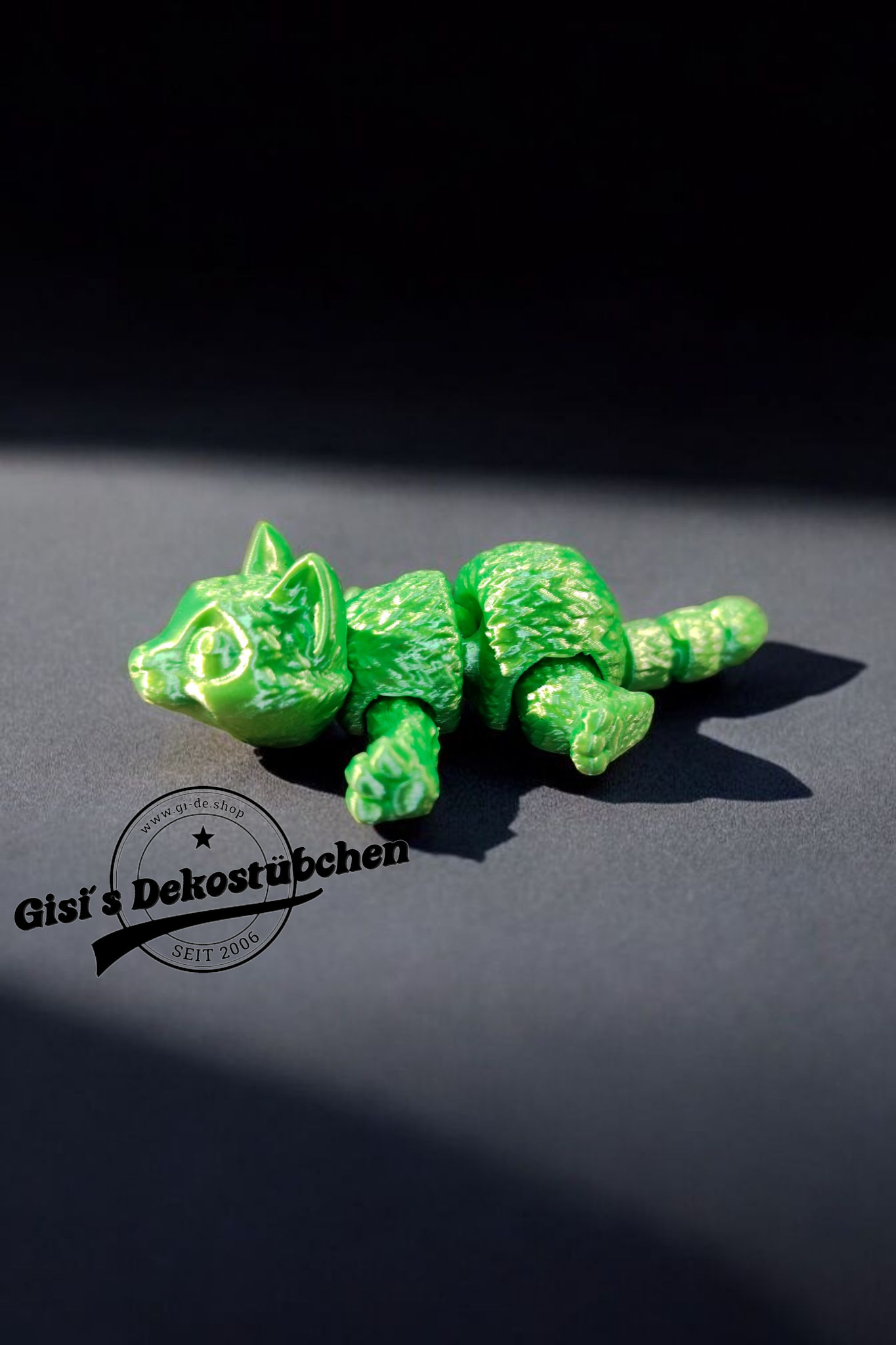 3D gedruckte kleine Katze Fidget Flexibles