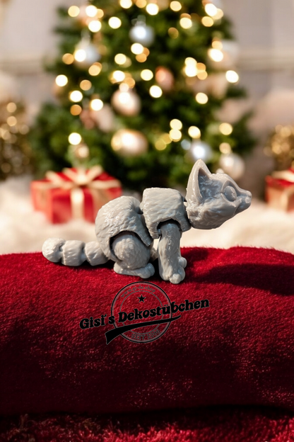 3D gedruckte kleine Katze Fidget Flexibles