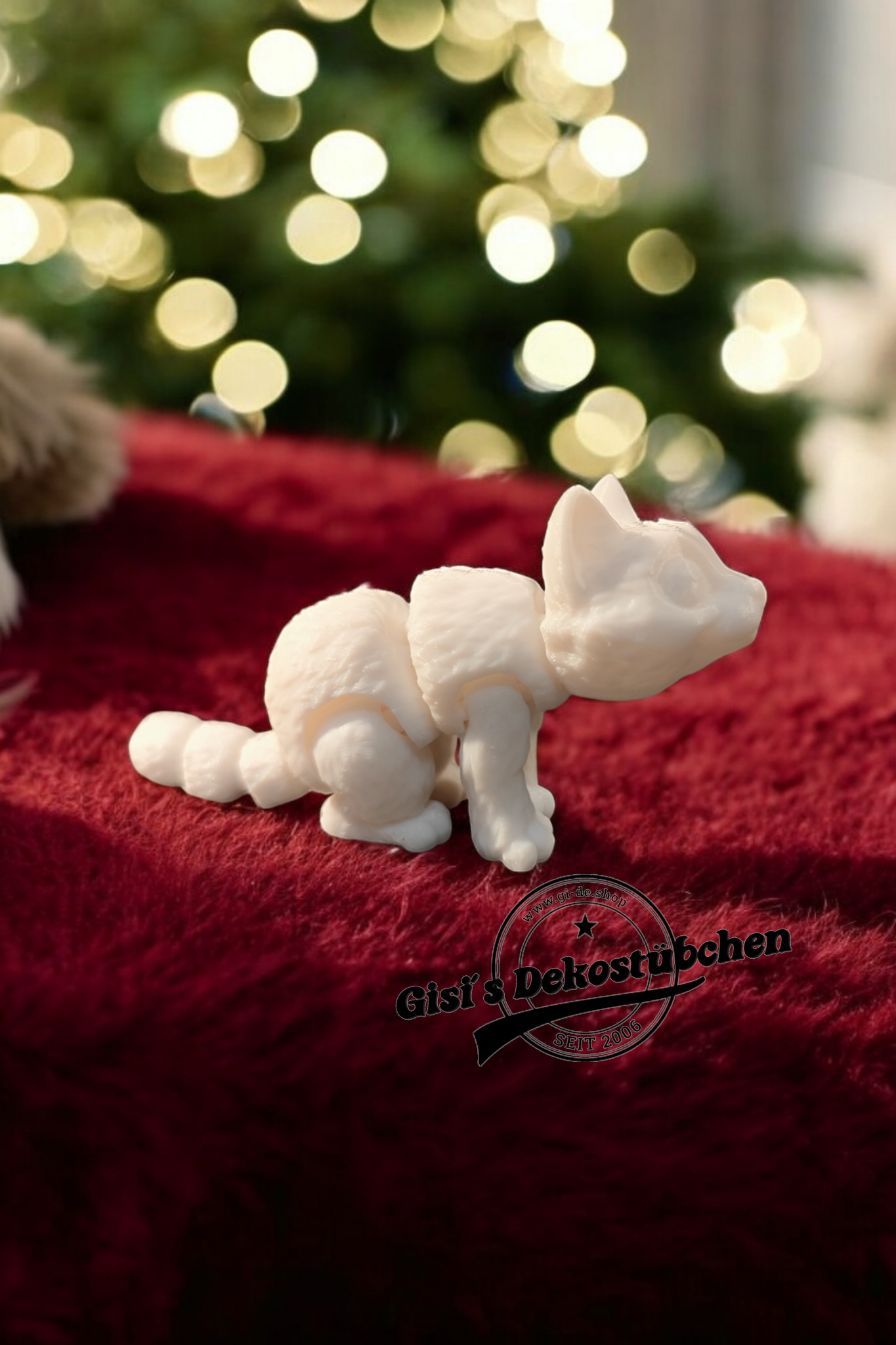 3D gedruckte kleine Katze Fidget Flexibles