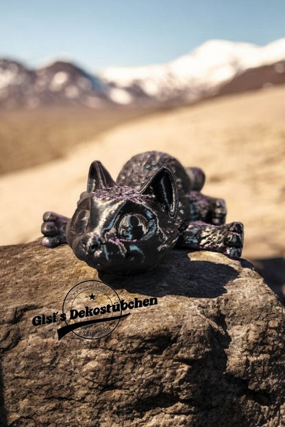 3D gedruckte kleine Katze Fidget Flexibles