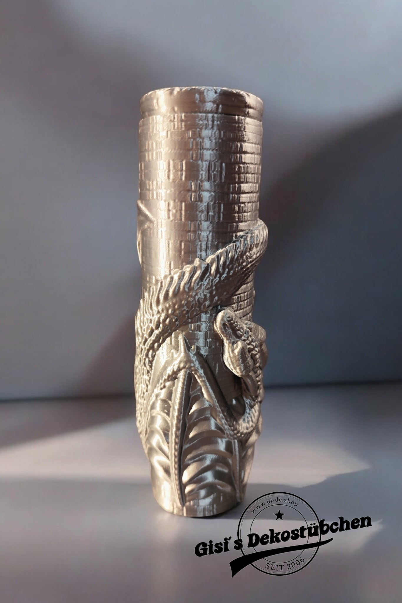 3D gedruckter Drachen Dose Schraubdeckel