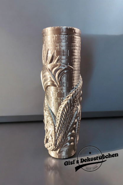 3D gedruckter Drachen Dose Schraubdeckel