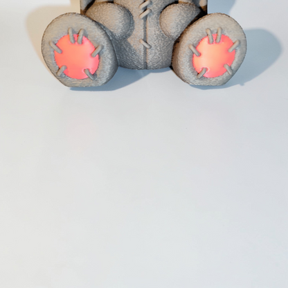 3D gedruckter Hase im Kuscheltier-Look – Genähte Optik – Osterdeko & Sammlerfigur