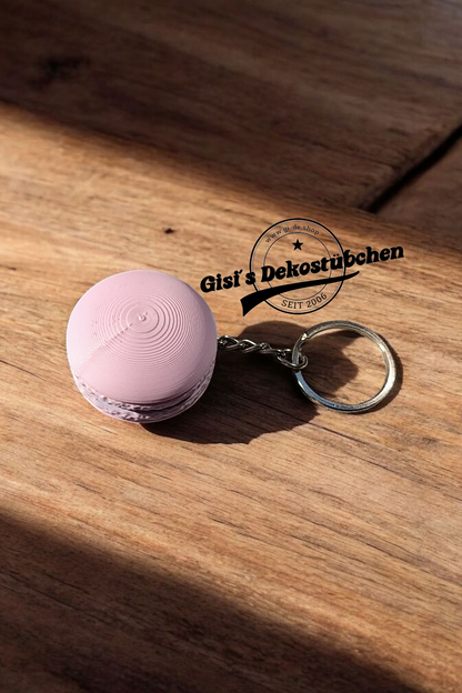 3D gedruckter Macaron Schlüsselanhänger - süß & bunt Mini Charm Geschenk