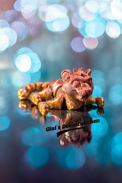 3D gedruckter Tiger Fidget Flexibles Tier