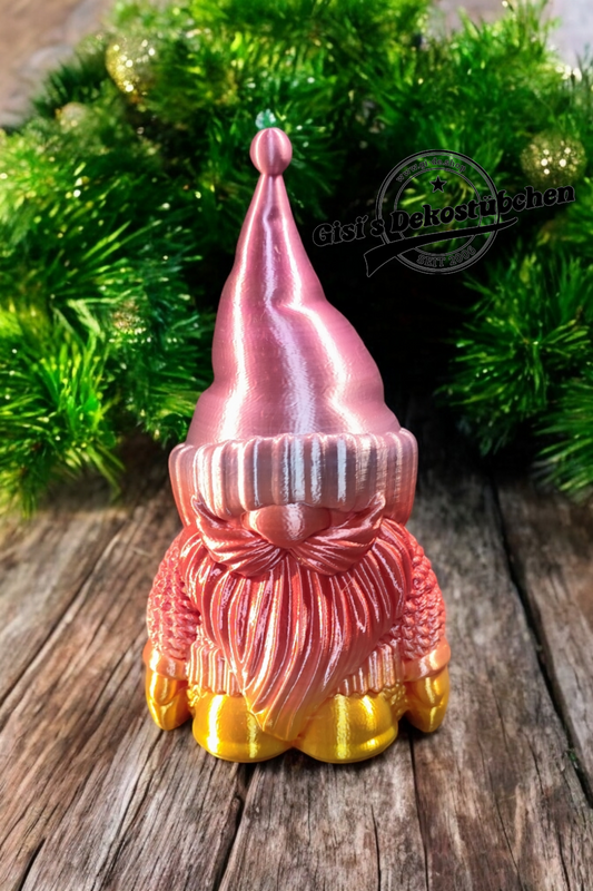 3D gedruckter Wichtel mit Woll Pullover