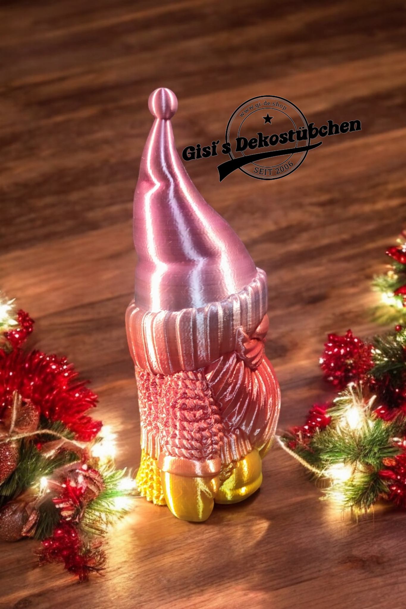 3D gedruckter Wichtel mit Woll Pullover