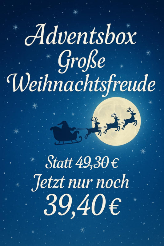 „Adventsbox Große Weihnachtsfreude – festliche Deko für ein warmes Zuhause“
