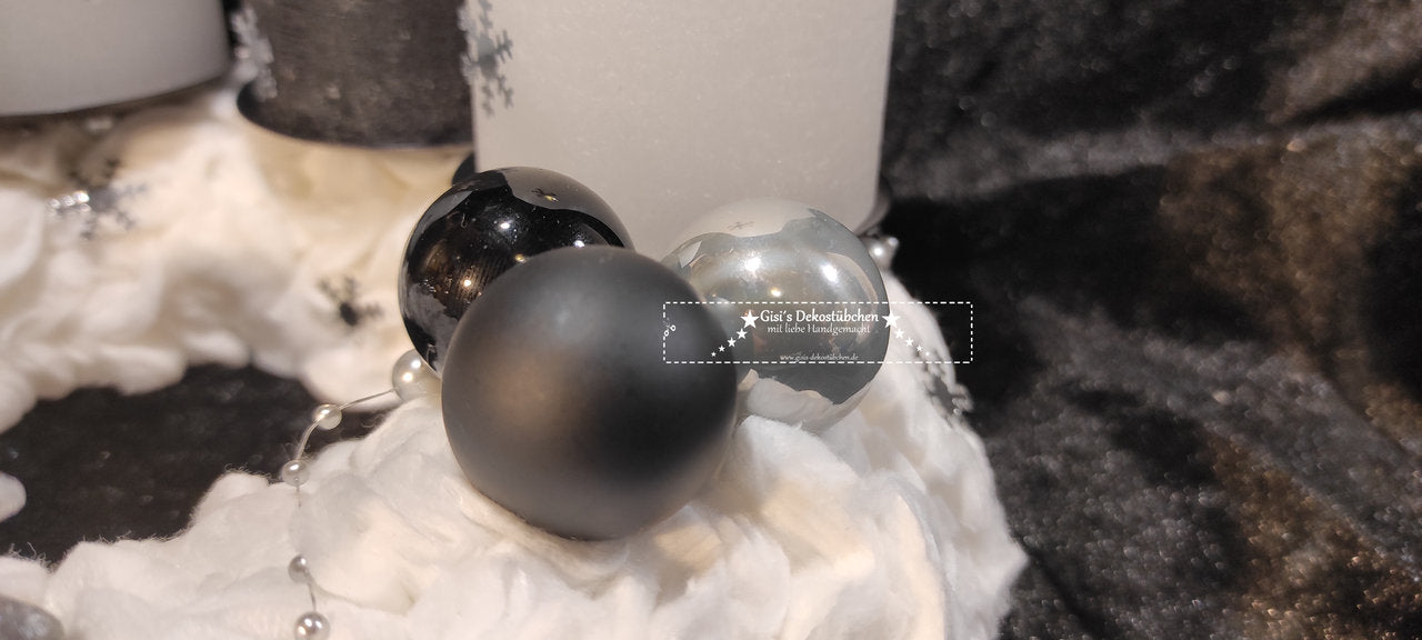 Adventskranz "Hirsch im SCHNEE-XMAS"