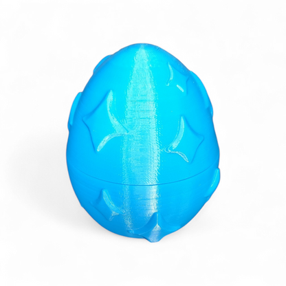 Atria Drache 3D Druck mit Ei - Flexi Fidget Gelenk Drachen Figur beweglich