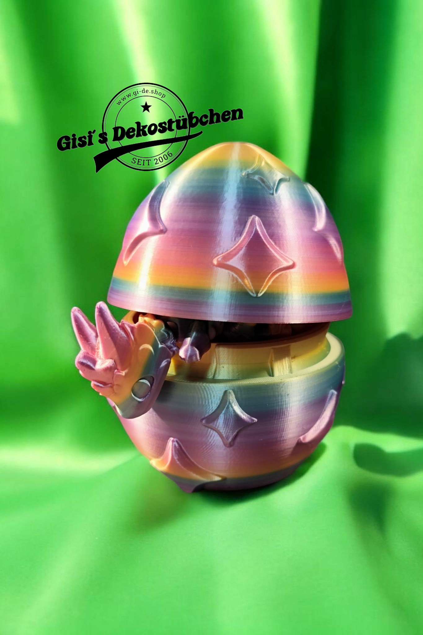 Atria mit Ei 3D Drache Gelenk Flexi Fidget