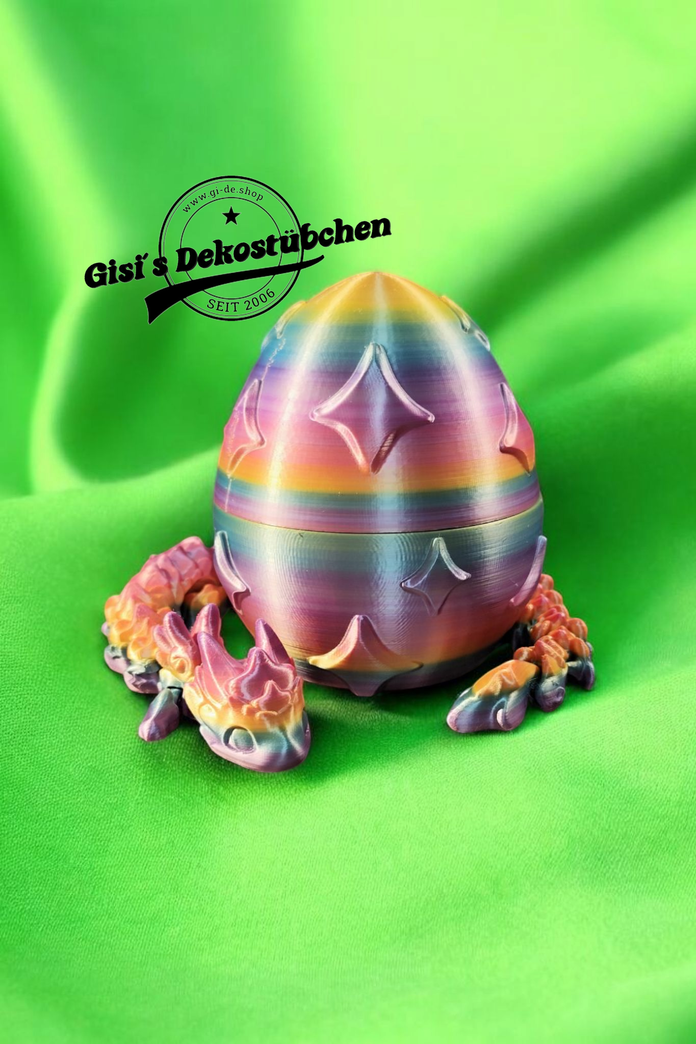 Atria mit Ei 3D Drache Gelenk Flexi Fidget