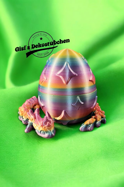 Atria mit Ei 3D Drache Gelenk Flexi Fidget