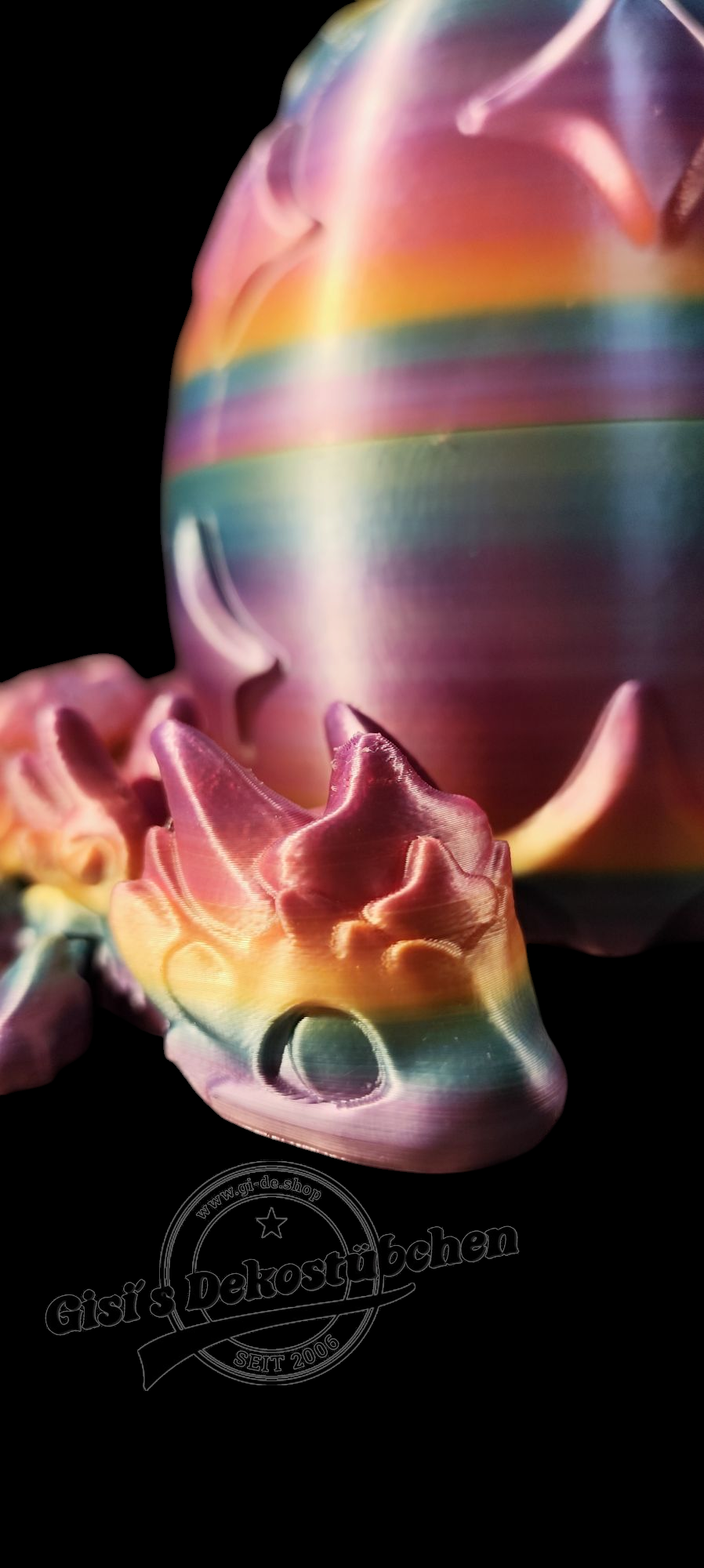 Atria mit Ei 3D Drache Gelenk Flexi Fidget