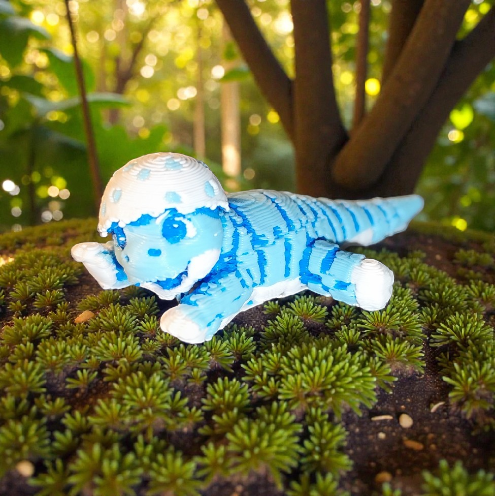 Baby Dino Sammlerfigur – 3D gedruckter Dino mit Eierschale  Einzelstück-Serie