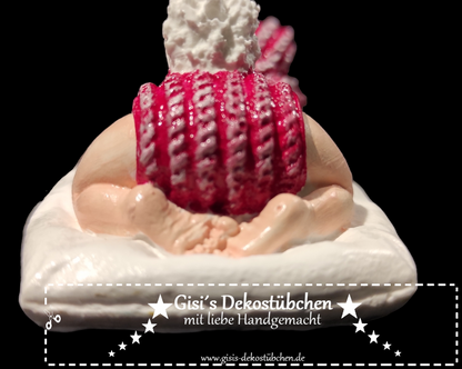 Babyfigur Mädchen oder Junge Dekoration Figur Skulptur