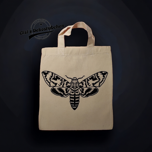 Baumwolltasche Totenkopffalter