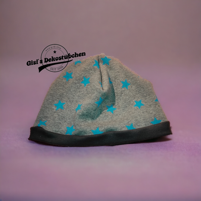 Beanie Mütze, Sterne Wunschgröße!