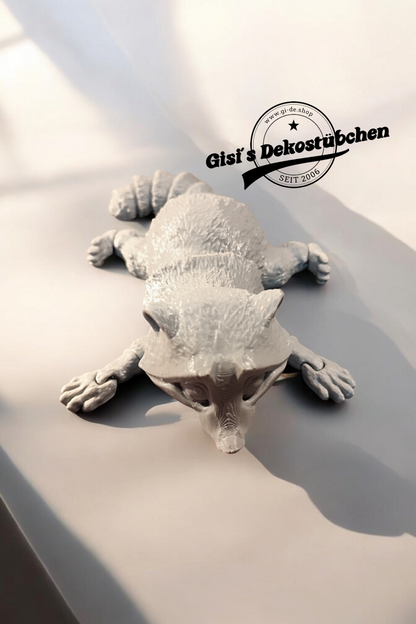 Beweglicher Waschbär Putzi groß