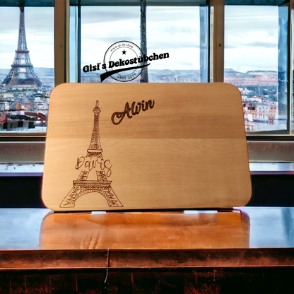 Brettchen mit Gravur Name Wunschmotiv Holz