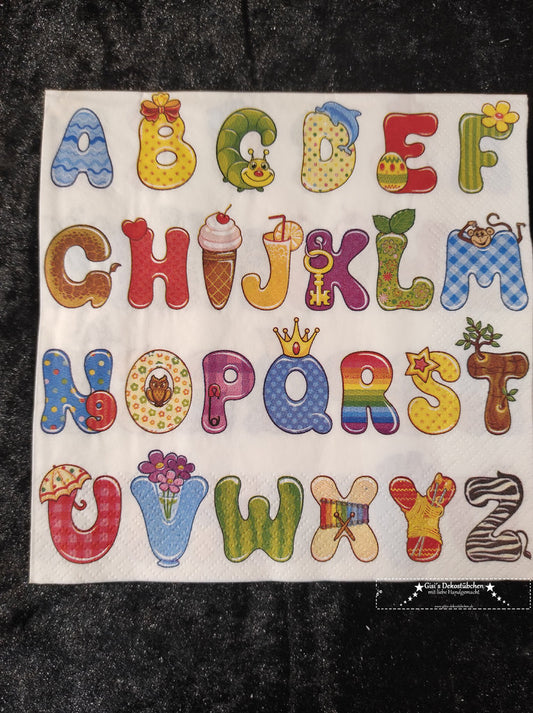 Buchstaben, ABC, buchstabieren, das Alphabet