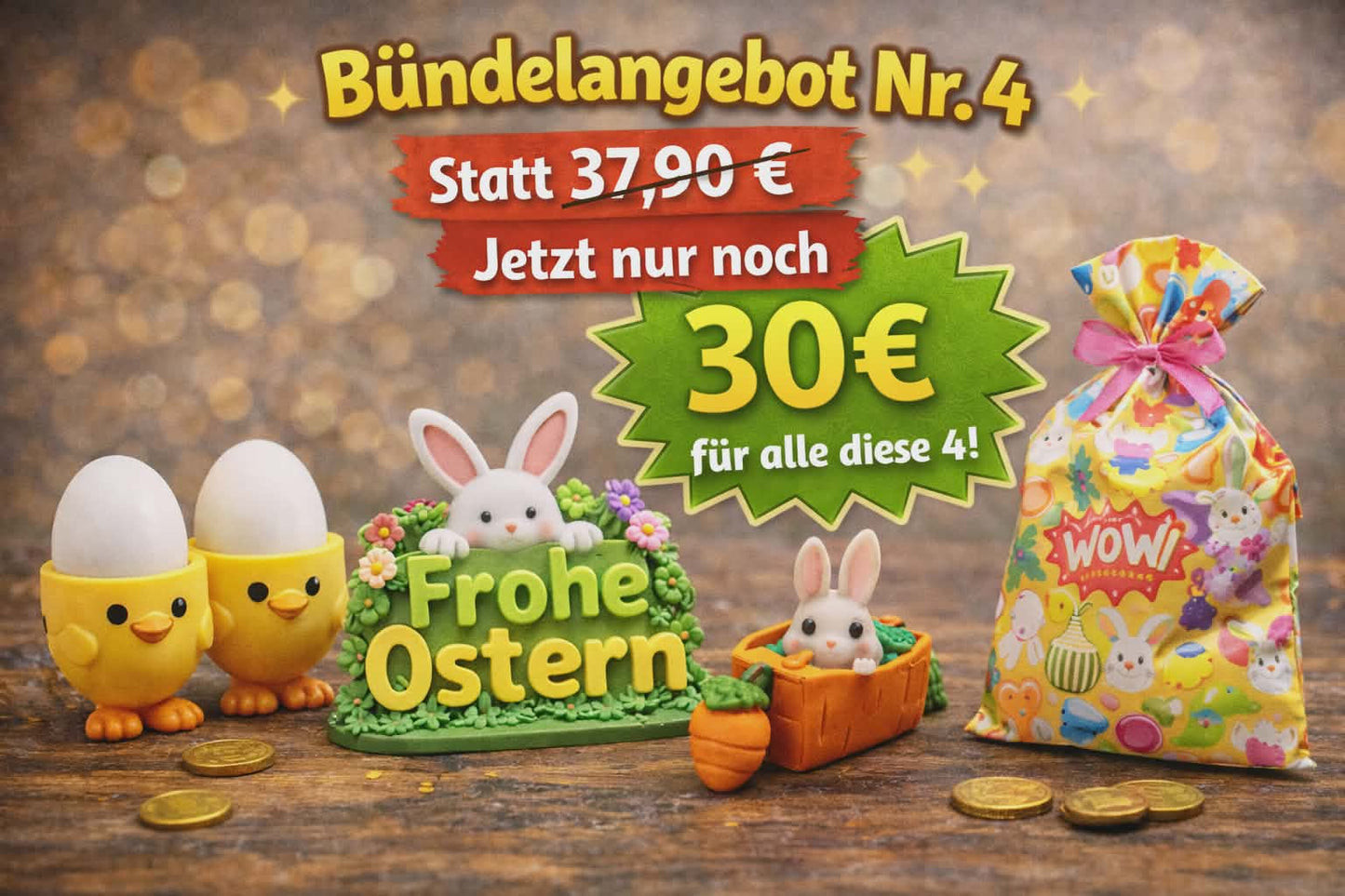 🐰🌷 Bündelangebot Nr. 4 – Fröhliche Osterfreude