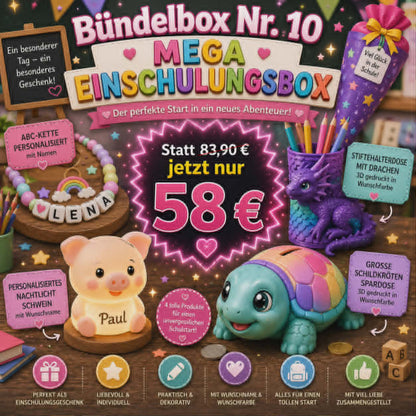 Bündelbox Nr. 10 Mega Einschulungsbox