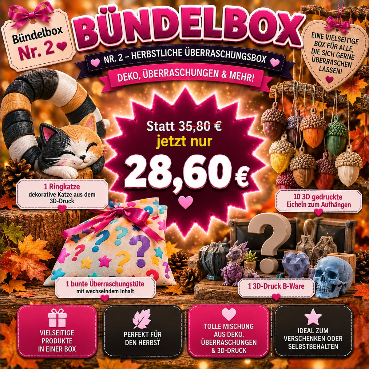 Bündelbox Nr. 2 – Herbstliche Überraschungsbox