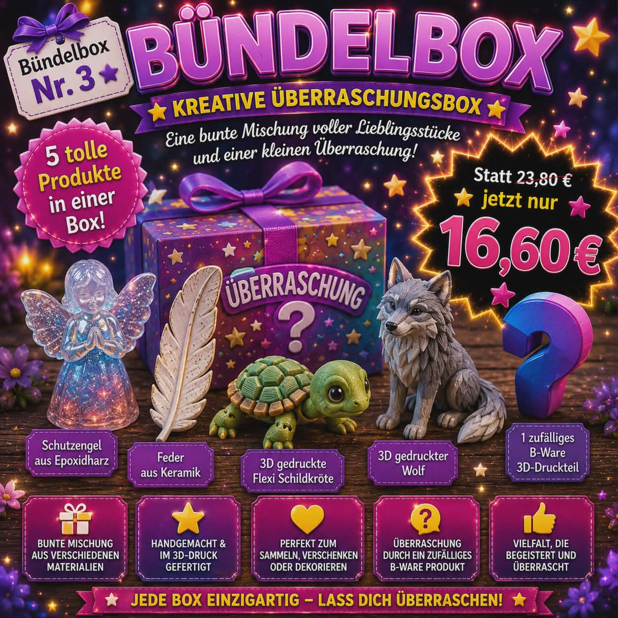 Bündelbox Nr. 3 – Kreative Überraschungsbox