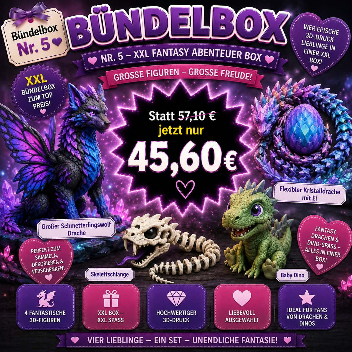 Bündelbox Nr. 5 – XXL Fantasy Abenteuer Box